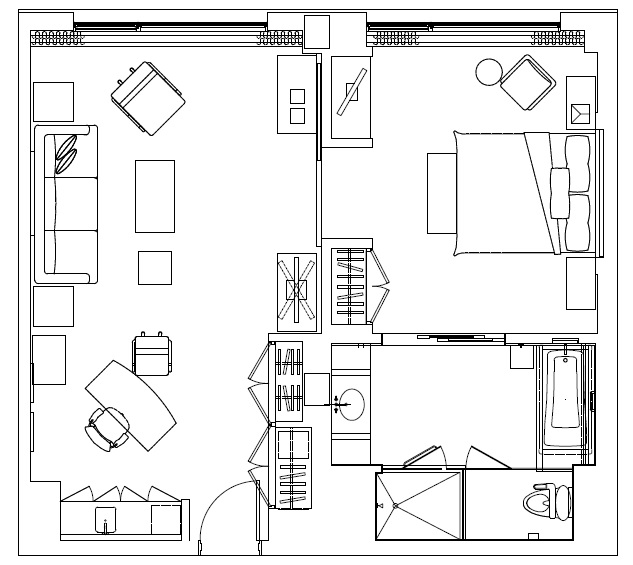 Junior SuiteType Room Floor Plan